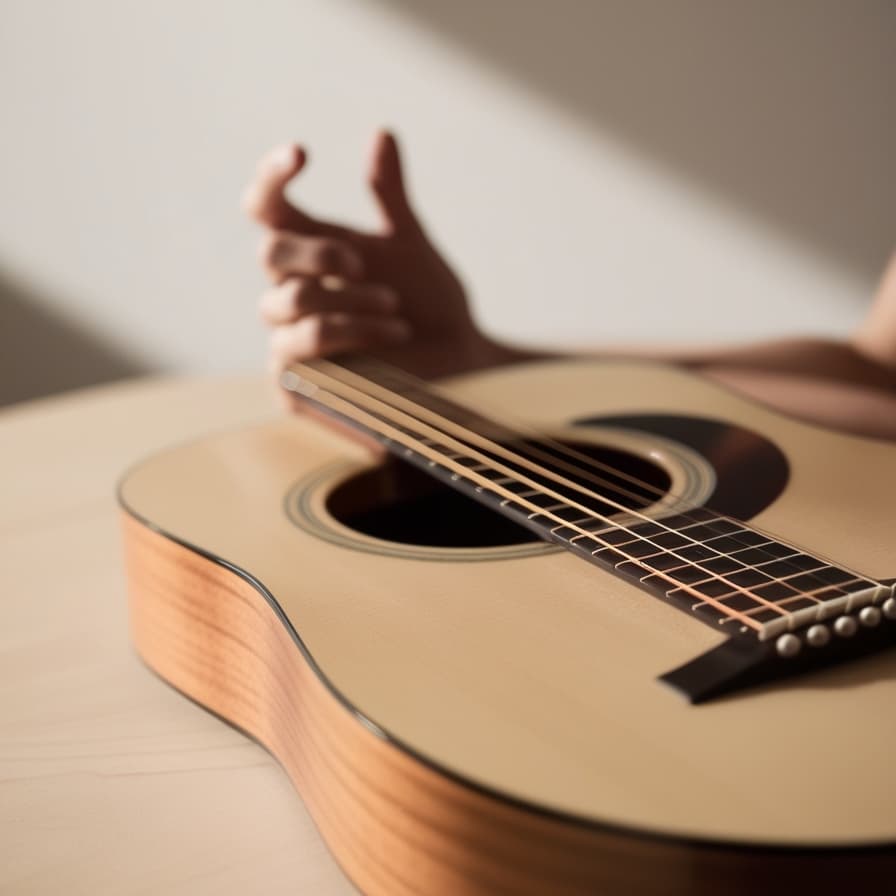 Practice to Play B Major Guitar Chord